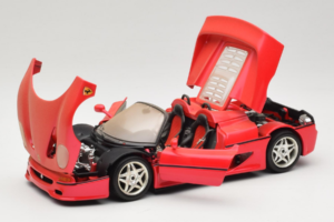 Ferrari F50 Cabriolet Monza Red Standox Bburago 1:18 ST01 Metall — bild 2 av 8