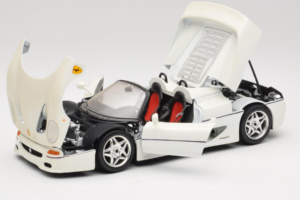 Ferrari F50 Cabriolet Vit Bburago 1:18 3352-W1 Metall — bild 2 av 8