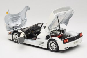 Ferrari F50 Cabriolet Vit Bburago 1:18 3352-W1 Metall — bild 5 av 8