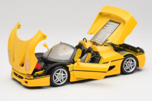 Ferrari F50 Cabriolet Gul Maisto 1:18 50246-Y1 Metall — bild 2 av 8
