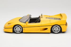 Ferrari F50 Cabriolet Gul Maisto 1:18 50246-Y1 Metall — bild 4 av 8