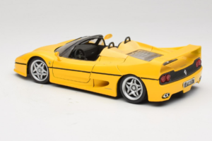Ferrari F50 Cabriolet Gul Maisto 1:18 50246-Y1 Metall — bild 7 av 8