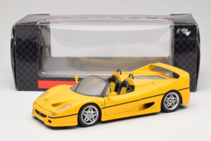 Ferrari F50 Cabriolet Gul Maisto 1:18 50246-Y1 Metall — bild 8 av 8