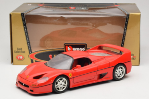 Ferrari F50 Coupe Röd Bburago 1:18 3382 Metall — bild 8 av 8