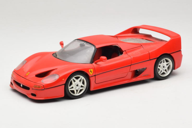 Ferrari F50 Coupe Röd Bburago 1:18 3382 Metall