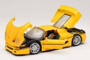 Ferrari F50 Coupe Shell Gul Maisto 1:18 3076-Y1 Metall — bild 2 av 8