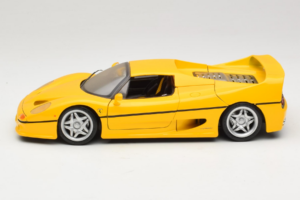 Ferrari F50 Coupe Shell Gul Maisto 1:18 3076-Y1 Metall — bild 4 av 8