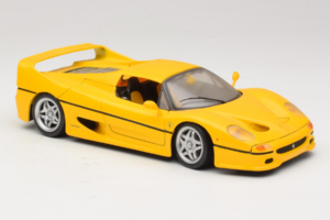 Ferrari F50 Coupe Shell Gul Maisto 1:18 3076-Y1 Metall — bild 6 av 8