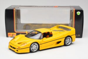 Ferrari F50 Giallo Modena Maisto 1:18 F50001 Metall — bild 8 av 8