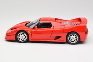 Ferrari F50 Hardtop Röd Bburago 1:18 3362 Metall — bild 4 av 8