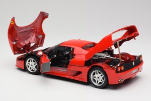 Ferrari F50 Hardtop Röd Bburago 1:18 3362 Metall — bild 5 av 8
