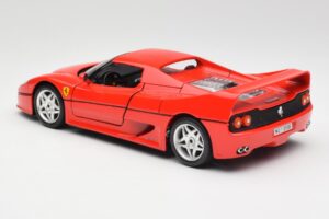 Ferrari F50 Hardtop Röd Bburago 1:18 3362 Metall — bild 7 av 8
