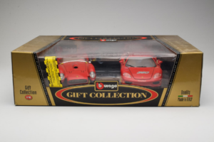 Ferrari Gift Set 250 Testa Rossa & 360 Modena Challenge Röd Bburago 1:18 GC001 Metall — bild 2 av 2
