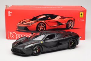 Ferrari LaFerrari F150 Matte Black Bburago 1:18 18-16901BK Metall — bild 8 av 8