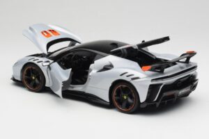 Ferrari SF90 XX Stradale Arctic White Bburago 1:18 18-16020W Metall — bild 5 av 8