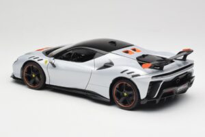 Ferrari SF90 XX Stradale Arctic White Bburago 1:18 18-16020W Metall — bild 7 av 8