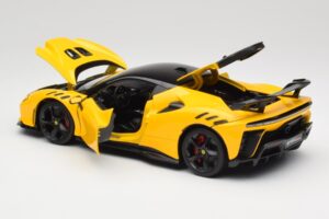 Ferrari SF90 XX Stradale Giallo Modena Bburago 1:18 18-16020Y Metall — bild 5 av 8