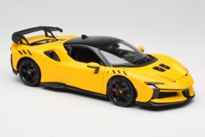 Ferrari SF90 XX Stradale Giallo Modena Bburago 1:18 18-16020Y Metall — bild 6 av 8