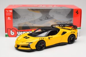 Ferrari SF90 XX Stradale Giallo Modena Bburago 1:18 18-16020Y Metall — bild 8 av 8