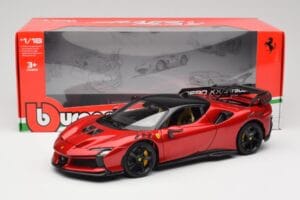 Ferrari SF90 XX Stradale Magma Red Bburago 1:18 18-16020R Metall — bild 8 av 8