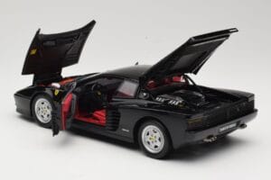 Ferrari Testarossa Svart Kyosho 1:18 08425BK Metall — bild 5 av 8