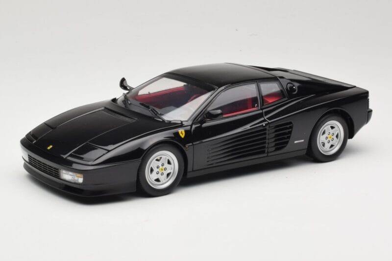Ferrari Testarossa Svart Kyosho 1:18 08425BK Metall