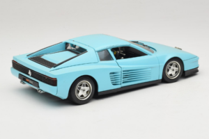 Ferrari Testarossa Borsenmodell 1997 Limited Edition Blå Bburago 1:18 B002 Metall — bild 3 av 8