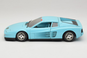 Ferrari Testarossa Borsenmodell 1997 Limited Edition Blå Bburago 1:18 B002 Metall — bild 4 av 8