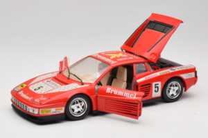 Ferrari Testarossa Brummel #5 Röd 1984 Bburago 1:18 3004-P1 Metall — bild 2 av 8