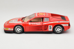 Ferrari Testarossa Brummel #5 Röd 1984 Bburago 1:18 3004-P1 Metall — bild 4 av 8