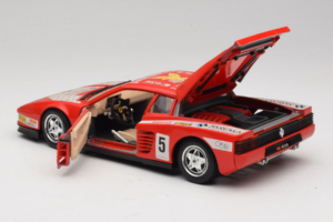 Ferrari Testarossa Brummel #5 Röd 1984 Bburago 1:18 3004-P1 Metall — bild 5 av 8