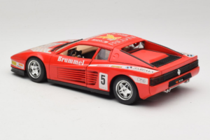 Ferrari Testarossa Brummel #5 Röd 1984 Bburago 1:18 3004-P1 Metall — bild 7 av 8