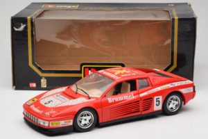 Ferrari Testarossa Brummel #5 Röd 1984 Bburago 1:18 3004-P1 Metall — bild 8 av 8