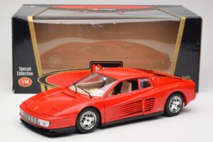 Ferrari Testarossa Röd Bburago 1:18 3019 Metall — bild 8 av 8