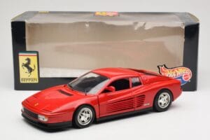 Ferrari Testarossa Röd Hot Wheels 1:18 23918 Metall — bild 8 av 8