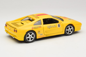 Ferrari F355 Berlinetta Racing Gul Solido 1:18 9009-Y1 Metall — bild 3 av 8