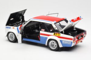 Fiat 131 Abarth Fiat France #9 J-C. Andruet / C. Delferrier Winner Rally Sanremo 1977 Kyosho 1:18 08375A Metall — bild 5 av 8