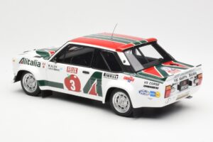 Fiat 131 Abarth #3 M. Alen / I. Kivimaki Winner Rally 1000 Lakes 1980 Kyosho 1:18 08376H Metall — bild 7 av 8