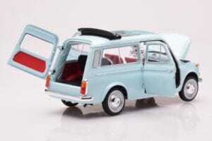 Fiat 500 Giardiniera Acquamarina Blå Norev 1:18 187742 Metall — bild 2 av 7