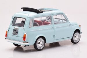 Fiat 500 Giardiniera Acquamarina Blå Norev 1:18 187742 Metall — bild 3 av 7
