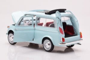 Fiat 500 Giardiniera Acquamarina Blå Norev 1:18 187742 Metall — bild 5 av 7