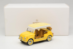 Fiat 500 Jolly Gul Norev 1:18 187790 Metall — bild 6 av 6