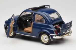 Fiat 500 L Blå Bburago 1:18 3327 Metall — bild 5 av 8