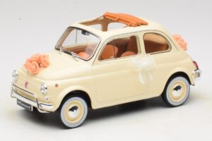 Fiat 500 L Elfenben Wedding Gift Norev 1:18 187780 Metall