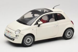 Fiat 500 Vit Mondo Motors 1:18 500291 Metall