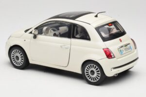 Fiat 500 Vit Mondo Motors 1:18 500291 Metall — bild 7 av 8