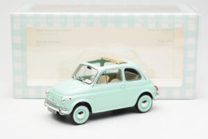 Fiat 500L Pastell Blå Norev 1:18 187777 Metall — bild 6 av 6