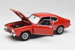 Ford Capri Mk1 1700 GT Röd Minichamps 1:18 180089001 Metall — bild 2 av 8