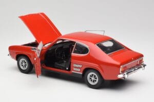 Ford Capri Mk1 1700 GT Röd Minichamps 1:18 180089001 Metall — bild 5 av 8