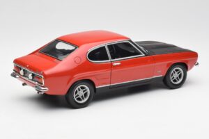 Ford Capri Mk1 2600 RS Röd Svart Minichamps 1:18 180089071 Metall — bild 3 av 8